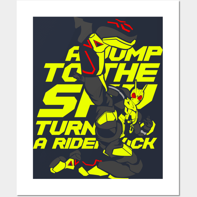 Kamen Rider Zero One Rising Impact Wall Art by titansshirt